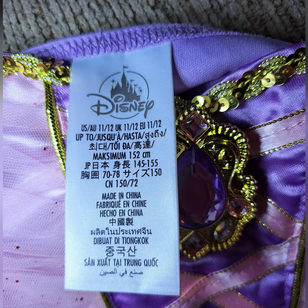 Disney Lavender and Gold Princess Dress